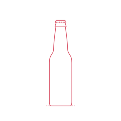 Objects Beverage Containers Beer Bottle 12Oz Long Neck Silhouette Cutting Svg Files, Free Vectors File